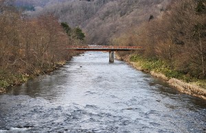 河床が下がれば橋脚は掘り下がり、増水時に倒壊する危険が高まる。